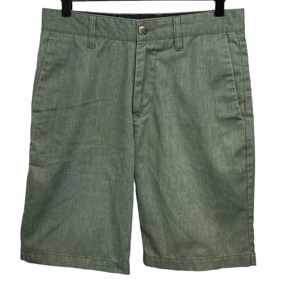 Volcom Corpo Class Shorts W28 Heathered Green
